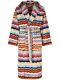 MISSONI Bonnie $540 Multicolor Cotton Long Unisex Bathrobe New And Authentic
