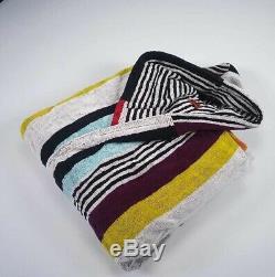 MISSONI Designer Striped Men's Bathrobe Size Large L -RRP £230 BNWT Gift Bag