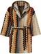MISSONI Giacomo $440 Multicolor Cotton Short Unisex Bathrobe New And Authentic