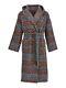 MISSONI HOME'Blake' Unisex Designer Chevron Hooded Plush Bathrobe L $540 NWT