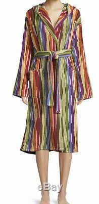 MISSONI HOME Hooded Bath Robe JEFF 156 Brand New designer dressing Gown unisex M