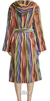 MISSONI HOME Hooded Bath Robe JEFF 156 Brand New designer dressing Gown unisex M