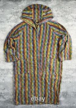 MISSONI Multicolor Belted Vintage Bath Robe Size L