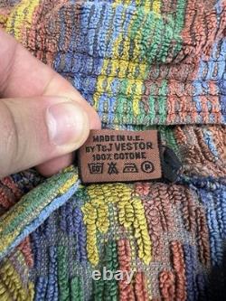 MISSONI Multicolor Belted Vintage Bath Robe Size L