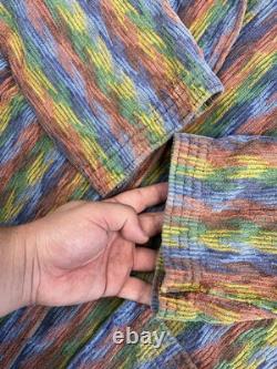 MISSONI Multicolor Belted Vintage Bath Robe Size L
