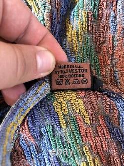 MISSONI Multicolor Belted Vintage Bath Robe Size L
