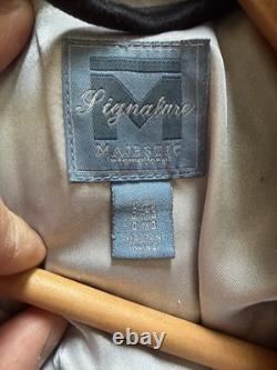 Majestic International Men Velour Shawl Long Bath Robes Navy Blue L/XL