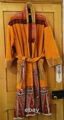 Makin & Lloyd Covent Garden Cotton Bathrobe Shawl Collar HONEY Size XL RRP £225