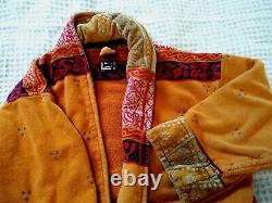 Makin & Lloyd Covent Garden Cotton Bathrobe Shawl Collar HONEY Size XL RRP £225