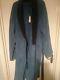 Marks And Spencer Pure Cotton Towelling Bath Robe Blue Mix Size M