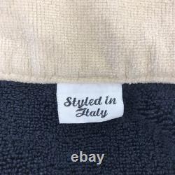 Maserati Official Heavyweight Bath Robe Embroidered Navy Blue RARE Men's 2XL