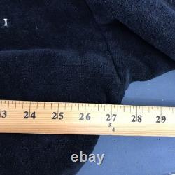 Maserati Official Heavyweight Bath Robe Embroidered Navy Blue RARE Men's 2XL