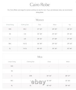 MatoukCAIROBATHROBEGRAYEx Small+Medium/Lg+Ex LgUnisexOEKOMSRP $275NWT