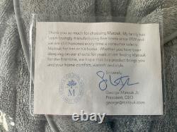 MatoukCAIROBATHROBEGRAYEx Small+Medium/Lg+Ex LgUnisexOEKOMSRP $275NWT