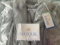 MatoukCAIROBATHROBEGRAYEx Small+Medium/Lg+Ex LgUnisexOEKOMSRP $275NWT