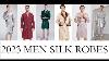 Men Silk Robes
