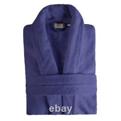 Men's 100% Turkish Cotton Terry Ultra-Plush and Absorbent Long Bathrobe