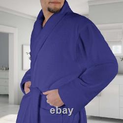 Men's 100% Turkish Cotton Terry Ultra-Plush and Absorbent Long Bathrobe