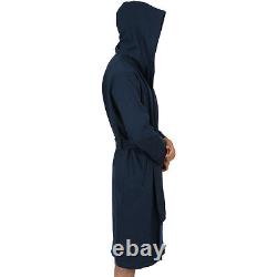Men's Cotton Hooded Robe-Bathrobe-Thick (Sweatshirt Style Fabric) USA Seller