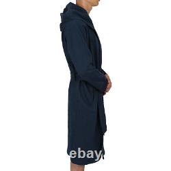 Men's Cotton Hooded Robe-Bathrobe-Thick (Sweatshirt Style Fabric) USA Seller