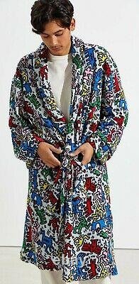 Men's Keith Haring Shawl Luxury Bath Robe Klein Polo Tommy Nautica Boss