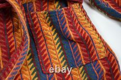 Men's Missoni Home Bathrobe T&J Vestor Multicolor Hooded Belted Robe Italy M-L
