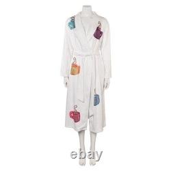 Men's Tyler Durden Shawl Collar Bathrobe Soft Terry Towel Coat, Cup Style Robe