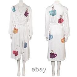 Men's Tyler Durden Shawl Collar Bathrobe Soft Terry Towel Coat, Cup Style Robe