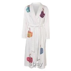 Men's Tyler Durden Shawl Collar Bathrobe Soft Terry Towel Coat, Cup Style Robe