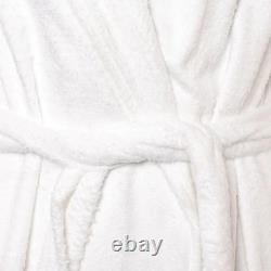 Men's Tyler Durden Shawl Collar Bathrobe Soft Terry Towel Coat, Cup Style Robe