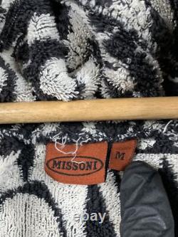 Men's Vintage Missoni Home Hooded Bathrobe Size M