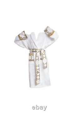 Men's bathrobe autumn and winter pure cotton robe quick-drying thick pajamas