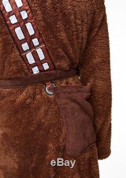 Mens Adult Man Star Wars Chewbacca Wookie Robe Dressing Gown Bath Night Chewbaca
