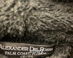 Mens Alexander Del Rossa BathRobe Heavy Bathrobe New Palma Coasta FL XL -2XL