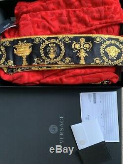 Mens Authentic Versace Red I LOVE BAROQUE BATHROBE XXL RRP £355