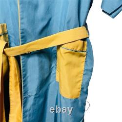 Mens Bamberger Bath Robe Size Large House Coat Lounger Vintage u