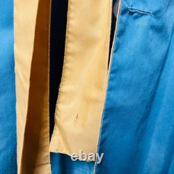 Mens Bamberger Bath Robe Size Large House Coat Lounger Vintage u