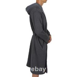 Mens Bathrobe Big & Tall 2x 3X 4X 5X (Sweatshirt Style Fabric) USA Seller