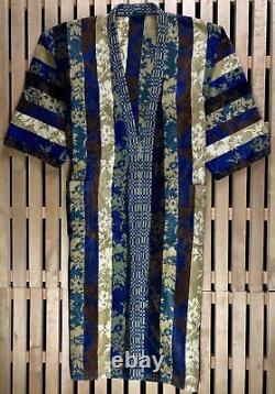 Mens Bathrobe Long Sleeve Kenzo Vintage Size M