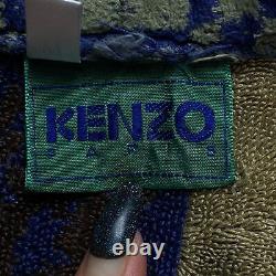 Mens Bathrobe Long Sleeve Kenzo Vintage Size M