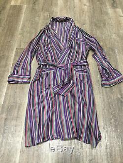Mens Etro Silk Dressing Gown/ Robe/ Bathrobe XL