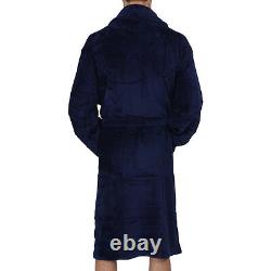 Mens Robe Bathrobe Coral Fleece Shawl Super Soft USA SELLER FAST SHIP