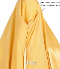 Mens Teal Blue Gold Chain Print 100% Silk Bath Robe Night Dress Sleeping Gown