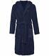 Mens Tommy Hilfiger Icon Hooded Bathrobe/ Dressing Gown Micro Cotton Towelling