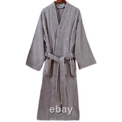 Mens Womens Bath Robe Towelling Soft Terry Fleece Towel Dressing Gown Bathrobe