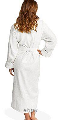 Mens and Womens Original Terry Shawl Turkish Bathrobe X-Large White