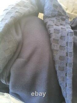 Mens bathrobe HOM Origins K-Splendia cotton dressing gown shawl Robe fleece robe