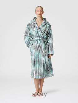 Missoni Arpeggio Bathrobe Turquoise. Unisex. Size S. BNWT. RRP £395