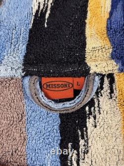 Missoni Bathrobe Cotton Multicolor Striped Italy Adults size Large