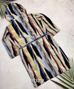 Missoni Bathrobe Cotton Multicolor Striped Italy Adults size Large